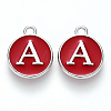 Platinum Plated Alloy Enamel Charms LS-ENAM-S118-03A-P-1