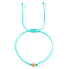 Adjustable Polyester Cord Braided Bracelets EW2287-3-1
