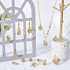 16Pcs 8 Style Rack Plating Alloy Charms FIND-CA0006-28-3