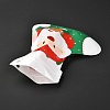 Christmas Theme Boots Plastic Gift Bags ABAG-G008-01A-4