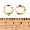 Brass Hoop Earrings EJEW-K083-33G-3