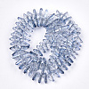 Electroplate Glass Beads Strands EGLA-S176-05A-B06-2