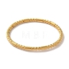 Texture Ion Plating(IP) 304 Stainless Steel Bangles for Women BJEW-K252-02G-2