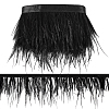 AHADERMAKER 2 Yards Fashion Ostrich Feather Cloth Strand Costume Accessories FIND-GA0003-68B-1