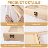 Wood Insect Specimen Display Cases with Visible Window CON-CA0001-035A-4