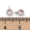 Brass Micro Pave Cubic Zirconia Pendants KK-H204-03P-04-3