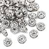 SHEGRACE Brass Micro Pave Clear Cubic Zirconia Spacer Beads XGRQ1U182-363P-1