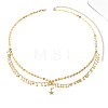Iron Coin Link Star Tassel Chain Belts for Women WG036E3-01-5