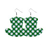 Saint Patrick's Day Imitation Leather Dangle Earrings FS-WG4E1C6-14-1