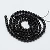 Natural Black Spinel Beads Strands X-G-E366-07-2mm-3