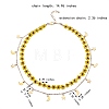 Glass Seed Braided Flower Double Layer Necklace NJEW-SW00015-02-7