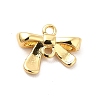 Rack Plating Brass Connector Charms KK-K270-24G-2