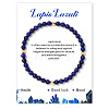 Natural Lapis Lazuli Beaded Stretch Bracelets for Women LS-WA9993-3-1