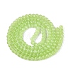 Acrylic Imitation Cat Eye Beads Strands OACR-Q197-01A-09-2