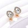 Alloy Silicone Clip-on Earrings EJEW-Z120-02G-02-1