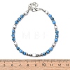 Adjustable 304 Stainless Steel Gemstone Beaded Bracelets FS-WG23DE2-12-1-2