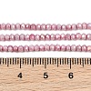 Electroplate Rondelle Glass Beads Strands GL-T021-2x2.5mm-17-24-4