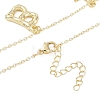 Bohemian Summer Beach Style 18K Gold Plated Shell Shape Initial Pendant Necklaces IL8059-2-3