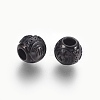 316 Surgical Stainless Steel European Beads STAS-F195-128B-09-2