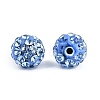 Polymer Clay Rhinestone Beads RB-H284-6MM-Half-2-3