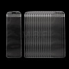 50Pcs Frosted PP Plastic Watchband Storage Resealable Bags ABAG-TADJ0003-01G-3