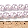 Electroplated Shell Pearl Beads Strands BSHE-G041-16mm-06-2