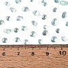 Transparent Electroplate Glass Beads EGLA-Q138-01E-4