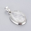 Natural Quartz Crystal Pendants G-L512-D22-2