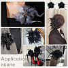 Feather & Gauze & Glass Ornament Accessories FIND-WH0367-90-5