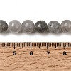 Natural Gemstone Cloudy Quartz Faceted Round Bead Strands G-O021-8mm-03B-5