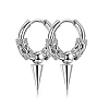 304 Stainless Steel Hoop Earrings PW-WG23967-03-1