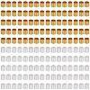 1000Pcs 2 Colors Brass Crimp Beads KK-PA0001-10-7