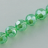 Electroplate Glass Bead Strands EGLA-R015-8mm-11-2