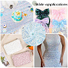 1M Polyester & PVC Sequined Mesh Fabric DIY-CY0003-54A-5