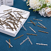 60Pcs 2 Colors Tibetan Style Alloy Chandelier Component Links FIND-ME0004-06-4