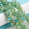 1 Strand Electroplated Natural Quartz Beads Strands G-PA0001-18C-3