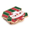 Christmas Theme Alloy Enamel Brooches JEWB-S022-03A-2