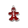 Christmas Brass Enamel Pendants KK-L258-05P-B02-1