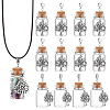 20Pcs Alloy Glass Bottle European Dangle Charms PALLOY-GA0001-14-1