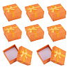 Square Paper Jewelry Gift Boxes with Bowknot CON-TAC0010-80A-10