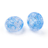 Transparent Crackle Acrylic Beads MACR-E025-30B-2