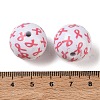 Printed Opaque Acrylic Beads AC-CBA6329-02A-02-3