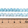 Anti-Tarnish Electroplate Glass Beads Strands GLAA-N010-6mm-05-3