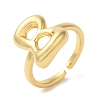 Brass Open Cuff Rings RJEW-U008-06B-G-1