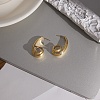 304 Stainless Steel Stud Earrings EJEW-A161-01G-1