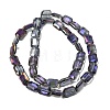 Electroplated Glass Beads EGLA-H002-A-15-2