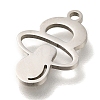 201 Stainless Steel Pendants STAS-R136-22P-2