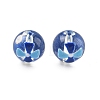 Transparent Glass Enamel Beads GLAA-P078-01A-02-1