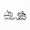 Non-Tarnish 304 Stainless Steel Charms STAS-M089-26P-1
