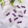 10Pcs Synthetic Turquoise Beads G-TADJ0001-01A-4